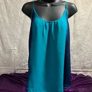 Blue Babydoll Blouse
